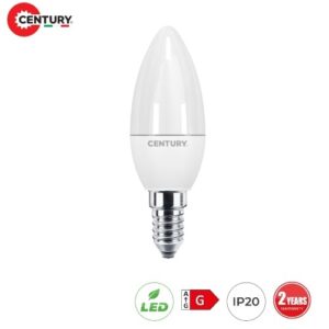 Lampada Candela Led 6w E14 Luce Natura 490 Lumen